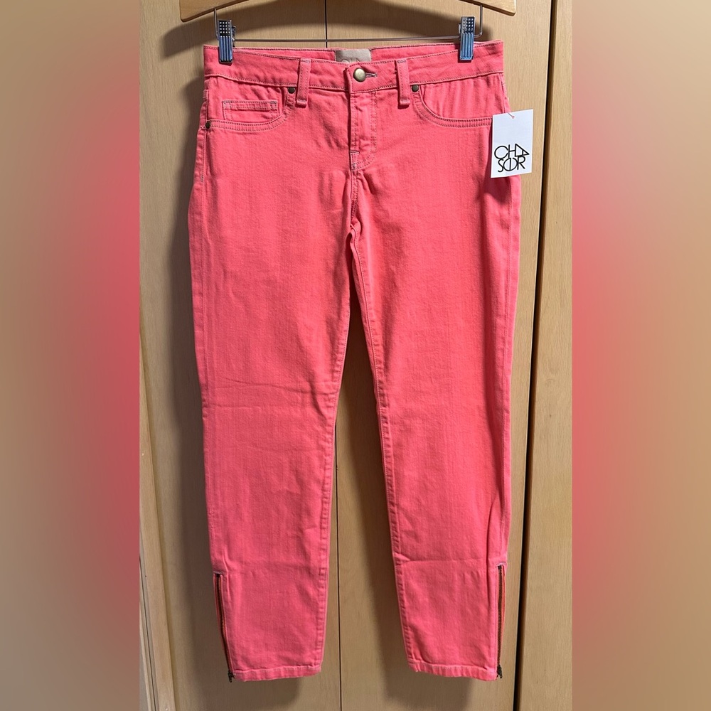 Chaser Relaxed Straight Leg Mid-Rise Jeans - NWT